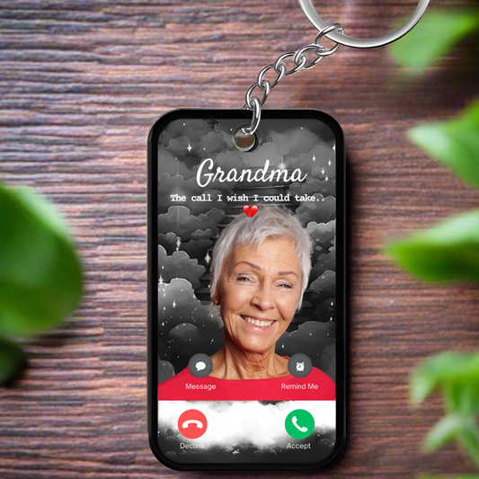 Family - The Call I Wish I Could Take - Personalized Keychain