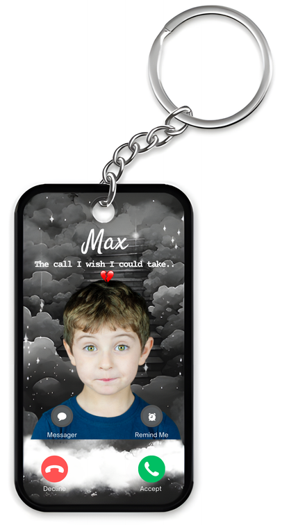 Family - The Call I Wish I Could Take - Personalized Keychain