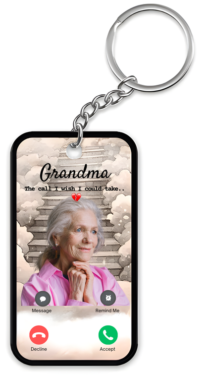 Family - The Call I Wish I Could Take - Personalized Keychain