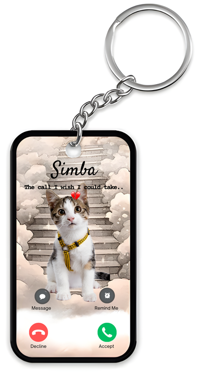 Family - The Call I Wish I Could Take - Personalized Keychain